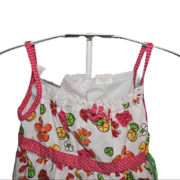 So La Vita Sundress Sleeveless Watermelon 4T - Picture 3 of 7